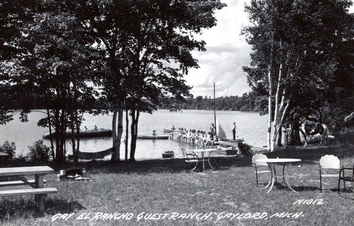 Sojourn Lakeside Resort (Gay El Rancho Ranch, El Rancho Stevens Ranch) - Vintage Postcard (newer photo)